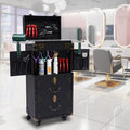 Hair with Trolley Dryer Aiqidi Box Beauty Case Holder Hairdressing Stylist Cosmetic Lockable Organizer Tool Rolling Travel Makeup Salon Train Barber Luggage
