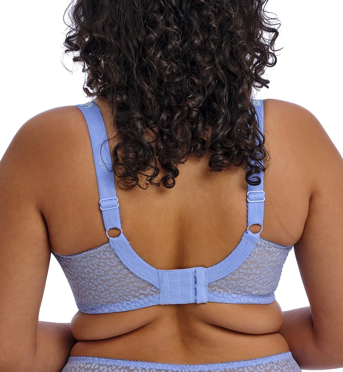 Underwire Plunge Lucie Stretch (4490),42DD,Cornflower Banded Bra Elomi Lace