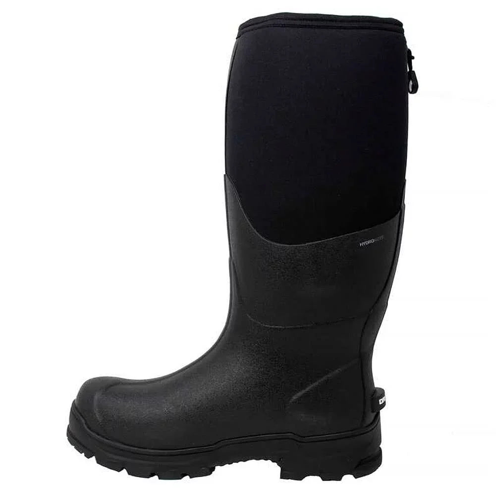 SIZE Mid Mens Calf Hi - On ONE Pull BLACK/GREY Dryshod Boots Black Steadyeti