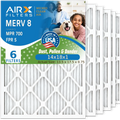Made WICKED USA 5 Filters 6 CLEAN FILTERS Pack Filter by MERV 700 Electrostatic oxygen to Comparable Conditioner Premium HVAC AIR. AC 14x18x1 MPR & 8 AIRX Pleated oxygen FPR Filter 14x18x1 Furnace