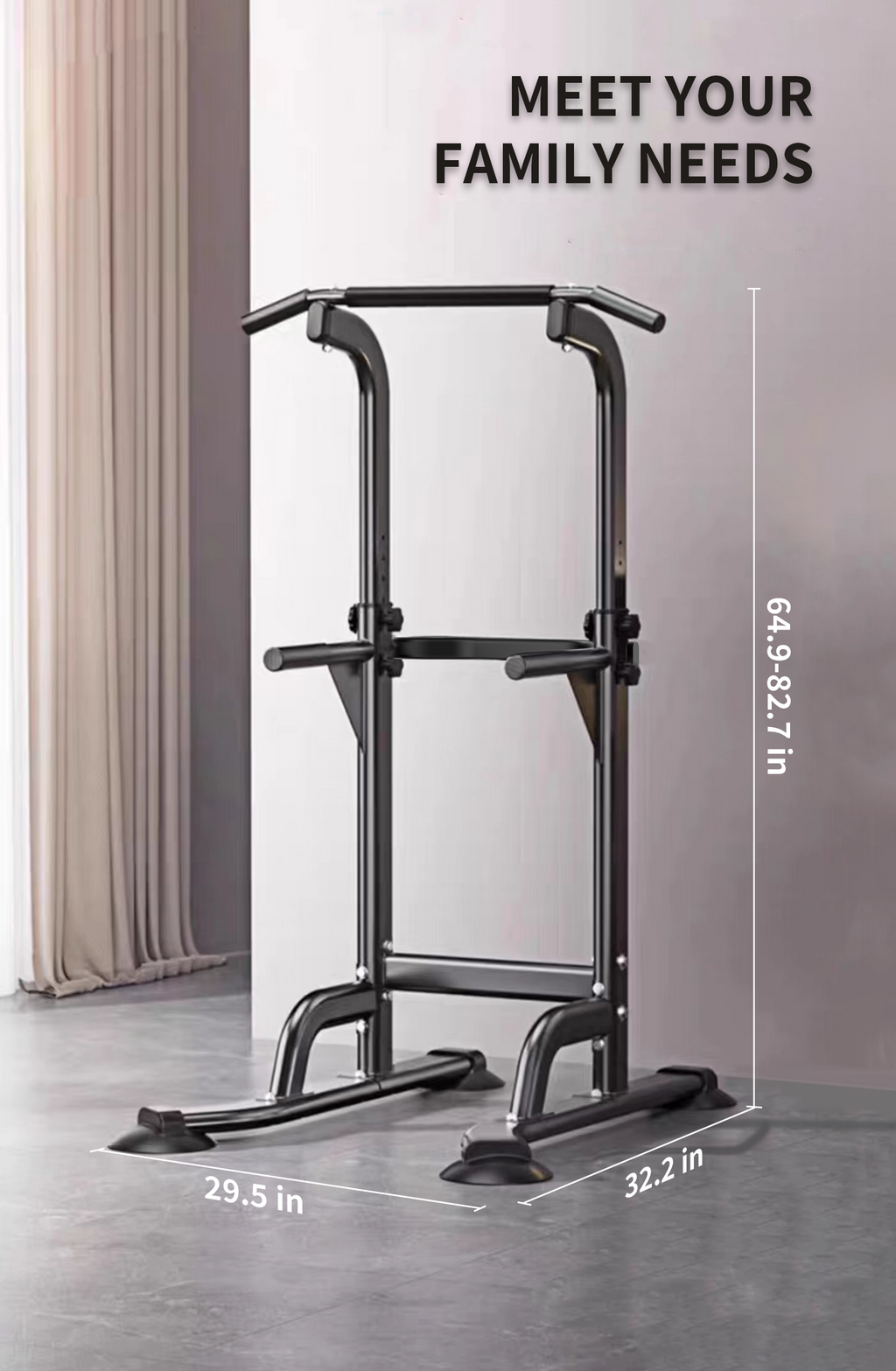 Tower Life Home Strength Bar Version,400LBS Your Training Equipment Station Workout Fitness Gym Station Up for Power Rebuild Newer Pull Dip