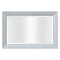 Grey 36" Homes Better Rectangle Mirror, MDF Garden Wall 24" x Modern &