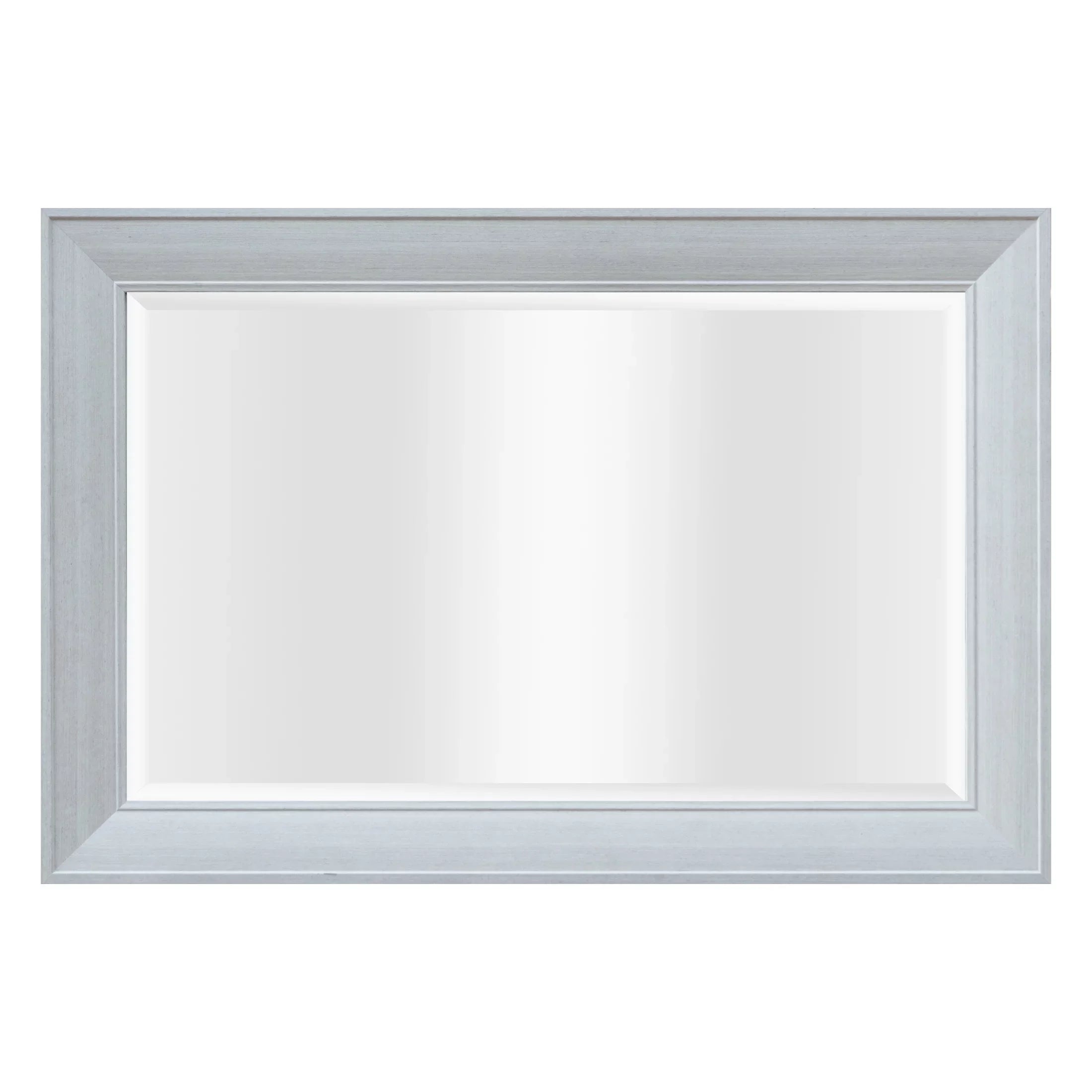 Grey 36" Homes Better Rectangle Mirror, MDF Garden Wall 24" x Modern &
