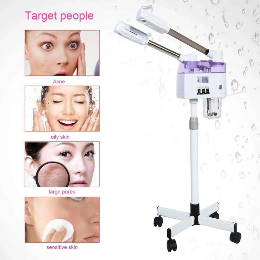 Care Device Ozone Spray EU/US Sparyer 2 Plug Spa Ion 1 Beauty and Hot Machine Cold Skin 110/220V Steaming Home in Facial Steamer