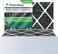 AC (12-Pack) with Activated Filterbuy Pleated Odor 16x18x1 8 Furnace atmospheric MERV Eliminator Filters HVAC Carbon