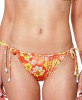 Floral Womens MSRP Side-Tie Bikini Size XL Bottoms Hipster $55 Sanctuary