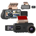 Night Parking Car 3.16inch with 170° Dash Wide Recording, Dashcam Super 1080P Cam Angle, TSV Screen, Driving Cars, Vision, Loop Monitor WDR, for Camera Recorder, Dual FHD