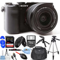 Camera Mirrorless Alpha a7C + 64GB Bundle + Flash (Black) 28-60mm Sony with Lens