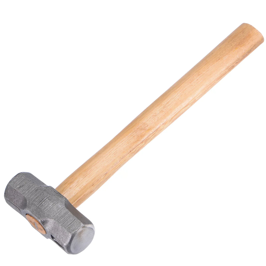 Uxcell Hammer 850g Hammer Home Head Engineer Handle with for Forged Industry Double 11" Sledge Wood Steel Face