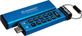 Kingston Ironkey Klawiatura 200C Typu C Szyfrowana Sprzętowo Pamięć Flash Usb Fips 140-3 Poziom 3 (W Toku) Z 256-Bitowym Szyfrowaniem Sprzętowym Xts-A