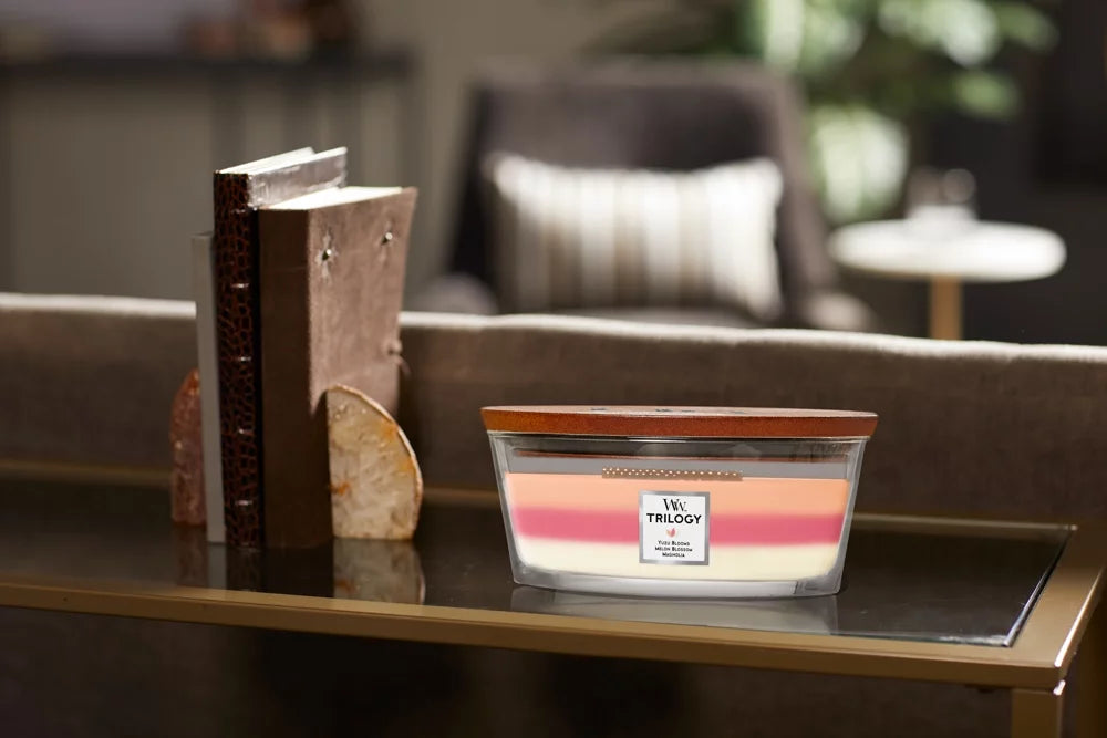 Blooming Candle - Orchard Trilogy Ellipse WoodWick