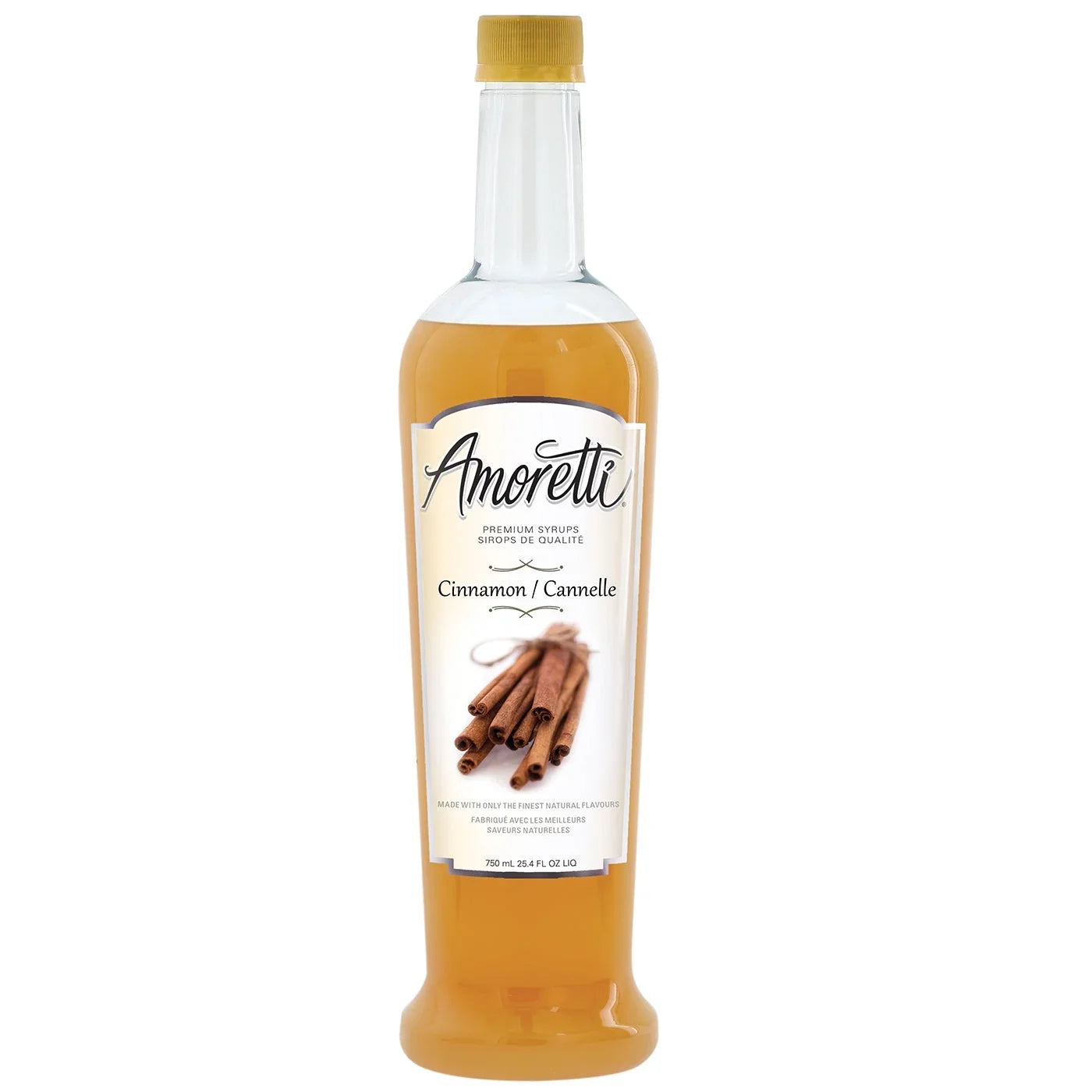 Cocktails, (750 Servings 94 with Preservative and for Amoretti GMO/GEO Syrup ml), Pump Beverages, Free, Free, Bottle Coffees, Gluten Per Cinnamon Premium other Free Flavoring -