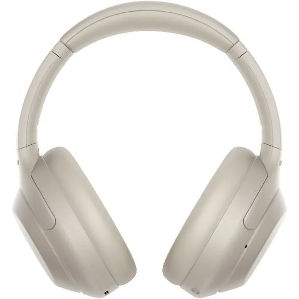 (Silver) Noise-Canceling Wireless +pixicloth Headphones WH-1000XM4 Sony Over-Ear