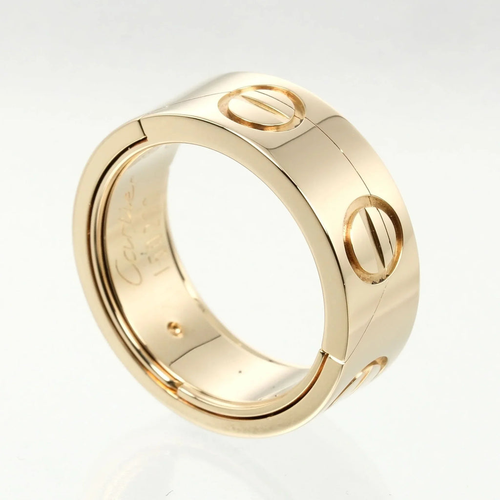 Cartier (Good) gold, Love YG yellow size approx. Pre-Owned ring, Astro K18 9 11.68g I132124018