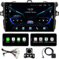 Radio Car Car FM&AM, Binize Auto,Touch Corolla GPS CarPlay&Android Navigation, Camera Support Android Wireless Toyota 08-12 Stereo for 12 with Bluetooth, Backup Screen Compatible