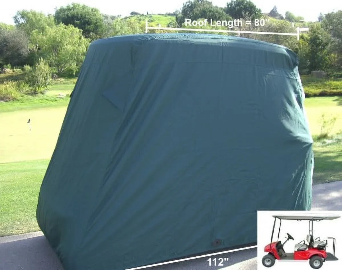 4 80"L Cover Cart Covered and Golf Living roof E model Passenger Deluxe Club GO, Green, Yamaha fits G Car Z