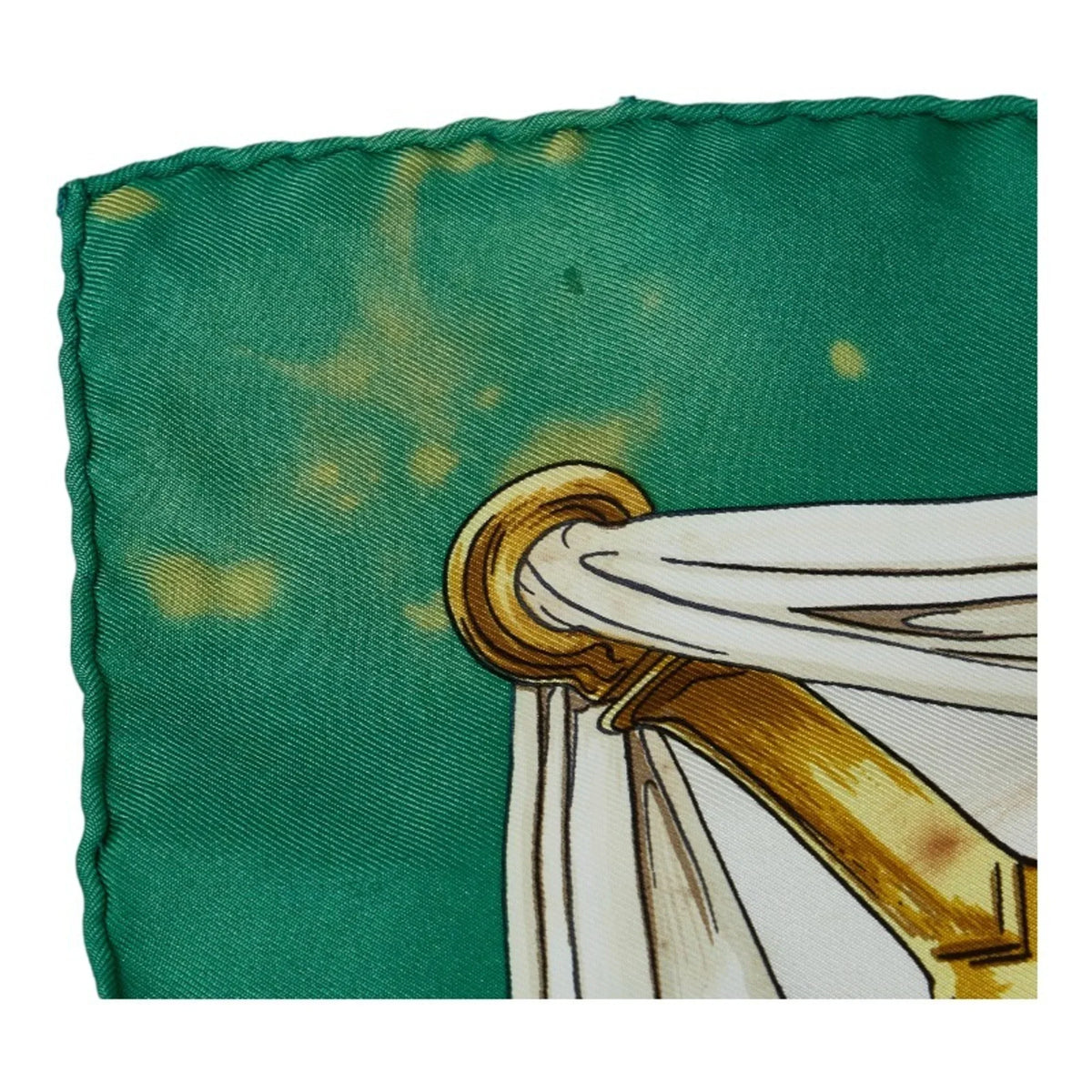 Stirrup Pre-Owned Ladies Muffler (Fair) Carre ETRIERS HERMES 90 Multicolor Horse Green Scarf Tack Pattern Silk Hermes
