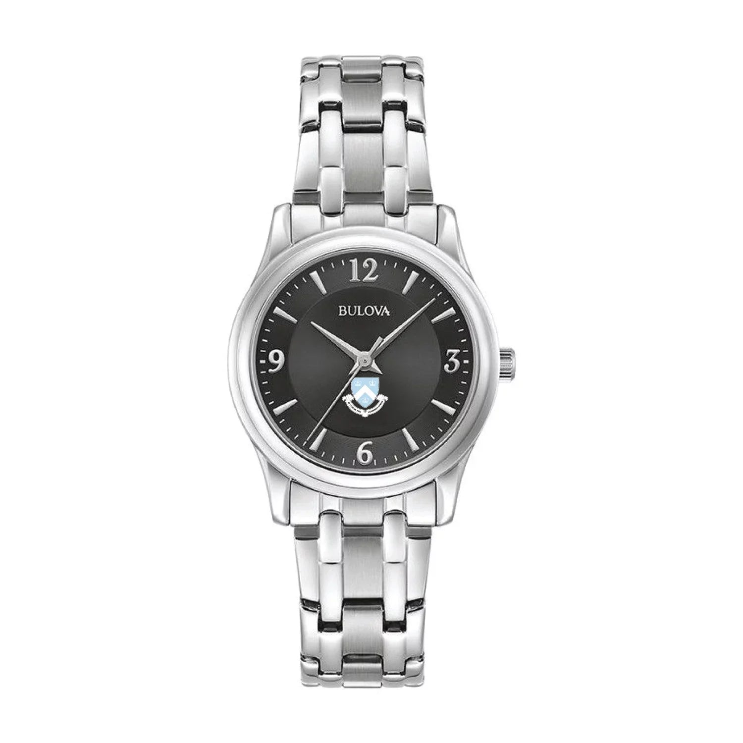 Steel Watch Bulova Columbia Black University Collection Corporate Women's Stainless