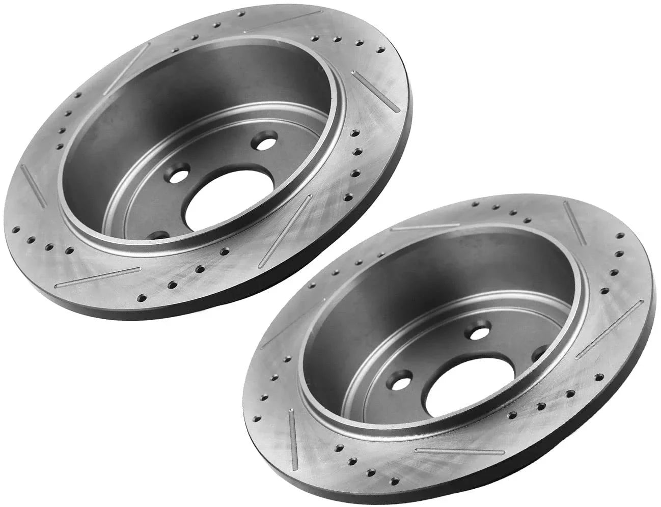 Lancer 200 & Caliber, Drilled Rear Rotors Jeep Rotor Compass with Mitsubishi Patriot, Slotted Brake Chrysler Sebring, Brake Dodge 262mm Avenger Compatible Afa Motors