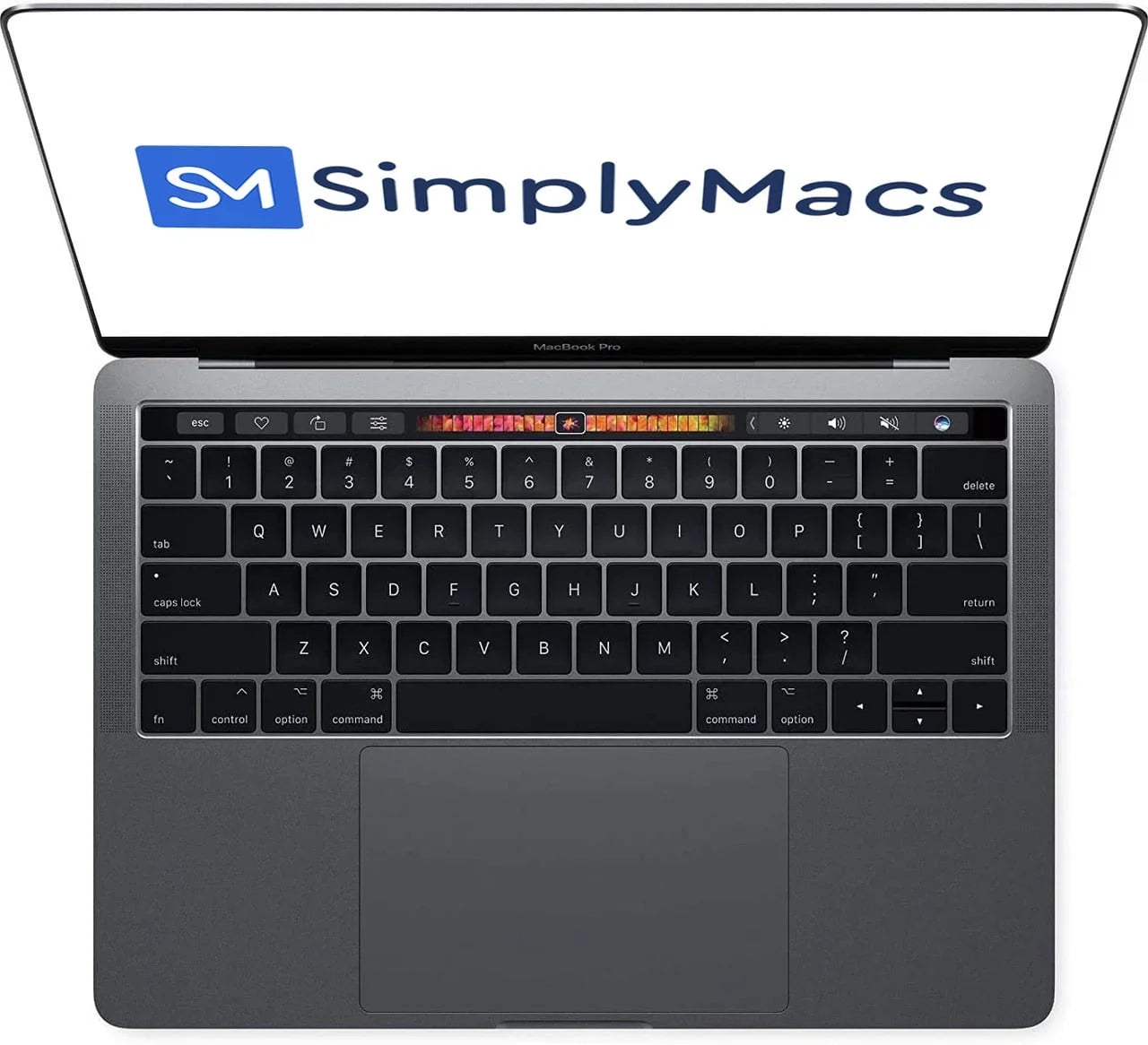 '- SSD Pro 13" - - GHz MacBook Excellent - RAM (2018) - (Refurbished) 2.3 Core - - Restored Retina Touch 8GB Gray - Bar 512GB i5 Space