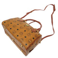 Canvas Handbag Visetos Brown (Pre-Owned) MCM