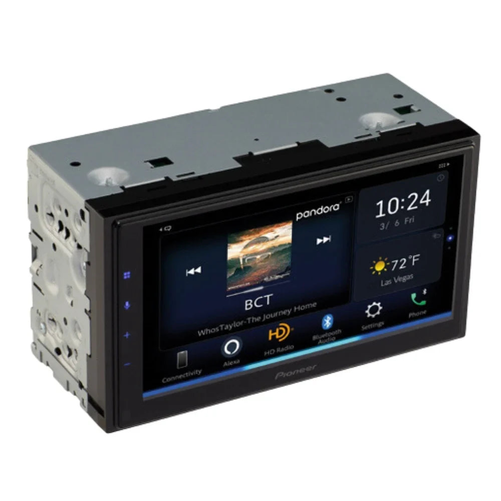 Camera 6.8" Multimedia & Bullet Bluetooth w/ DMH-W4660NEX New Pioneer Receiver