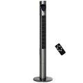 for Grey 3 atmospheric and with Control, 12H Cooling Speeds, Filter, Tower Timer, Oscillating, Fan HOMCOM Bedroom 46" Remote