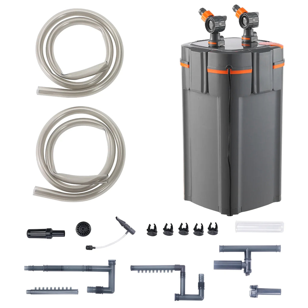 Filter Canister Gallon Lamp SKYSHALO UV Aquarium Tank Quiet 20w Fish 200