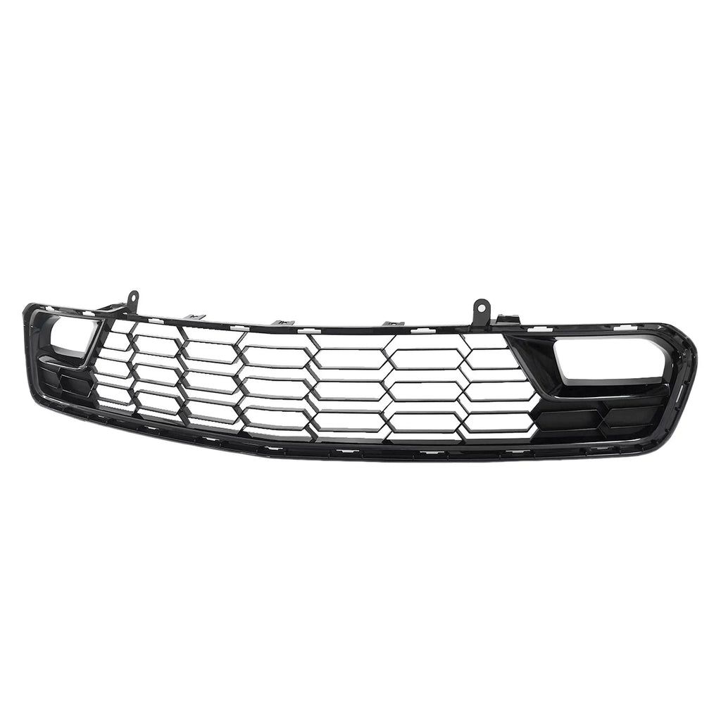 For W/O C7 Front Chevrolet Bumper Grille 14-19 Black Corvette Lower Camera Gloss
