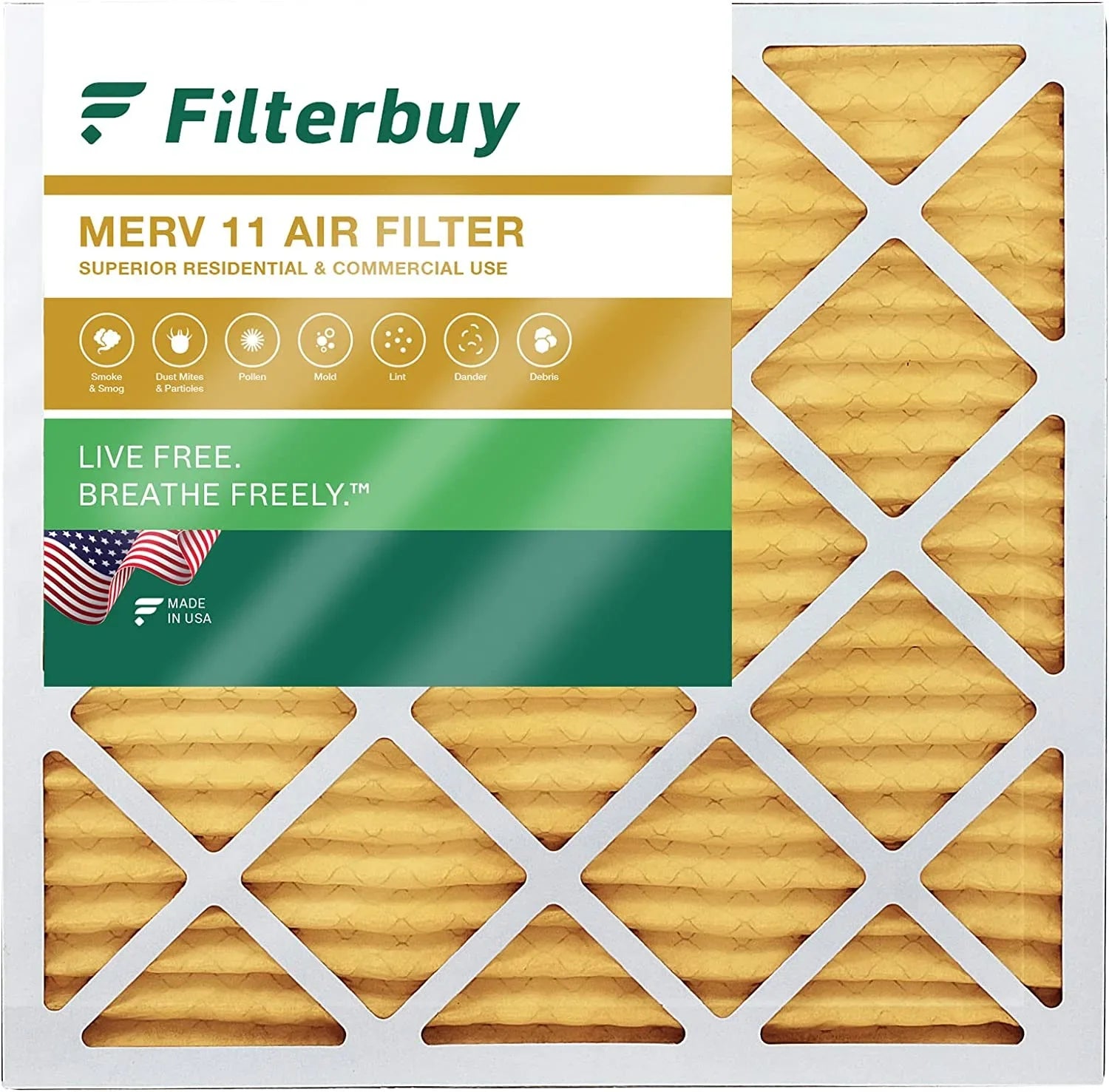 Filters 11 Furnace HVAC (1-Pack) Filterbuy atmospheric AC 24x24x4 MERV Pleated