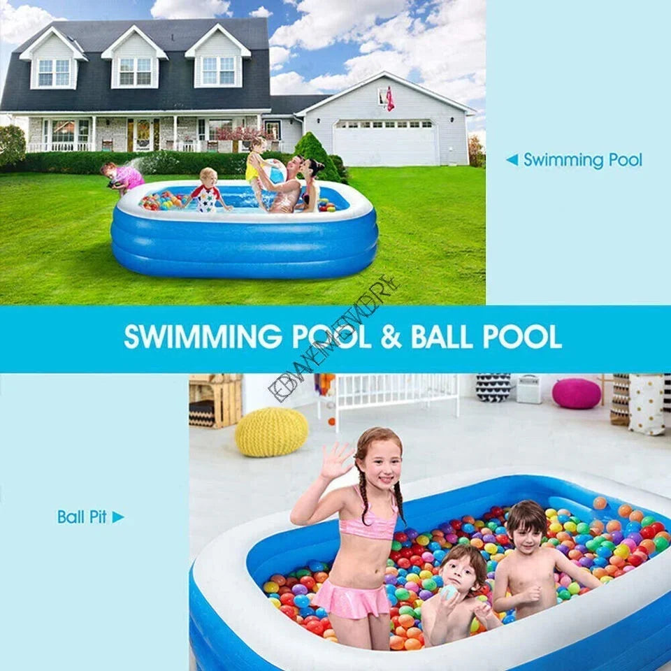 With pump air-filled Pools Pool Swimming oxygen Ground Outdoor Kids Above Family US