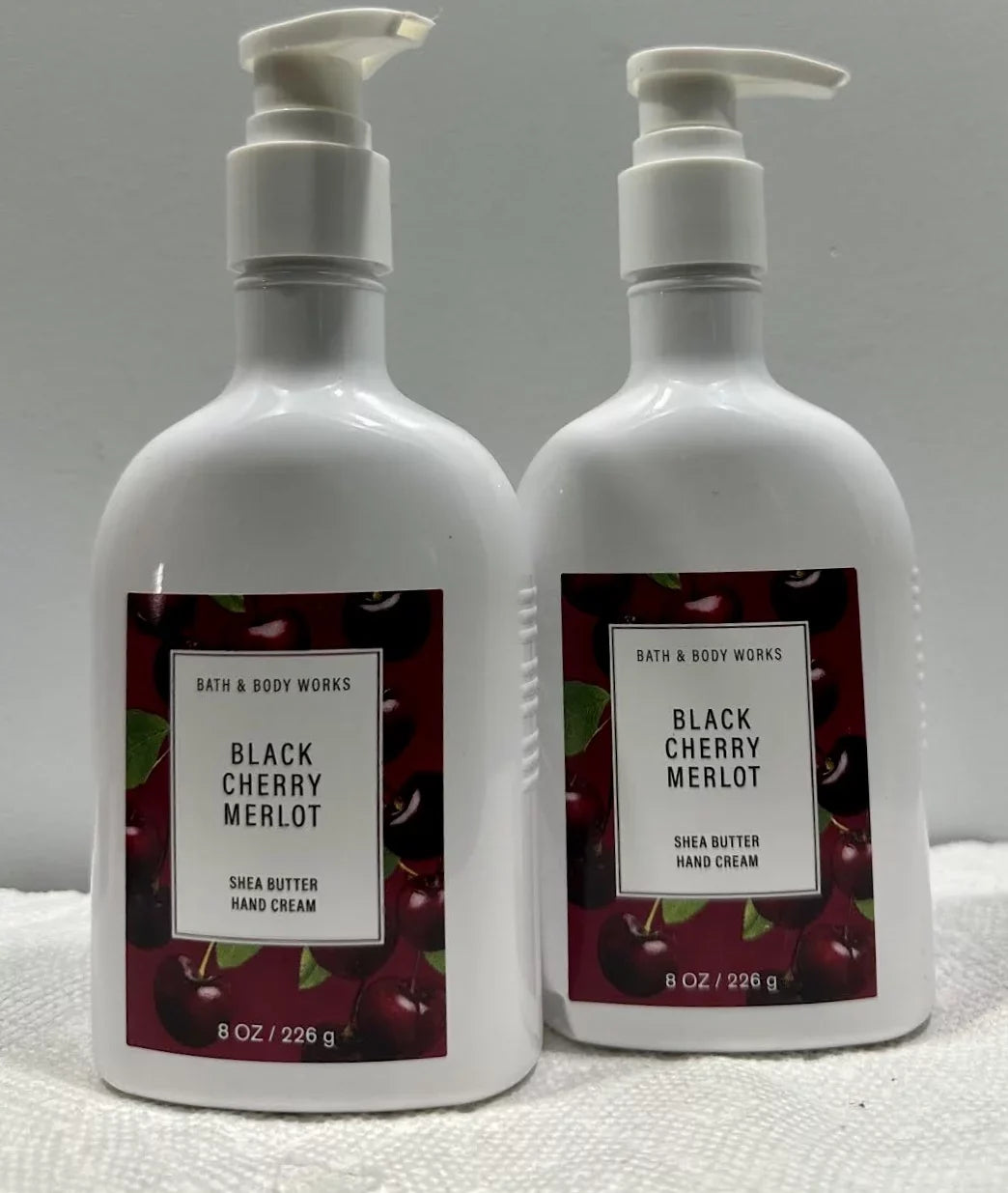 Body Lot Shea Hand Works Cream Black Merlot of Bath 2 Cherry Butter &