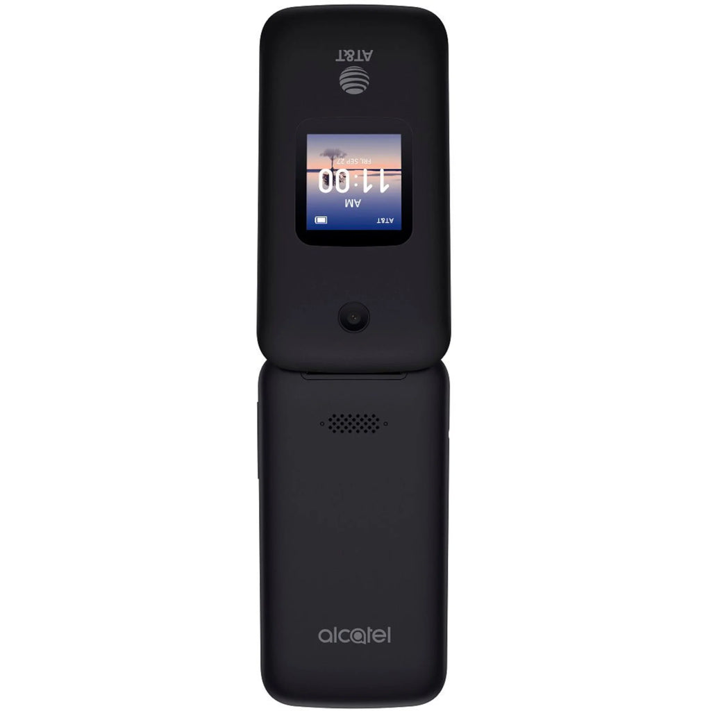 SmartFlip - AT&T Black Phone 4GB, Prepaid Alcatel,