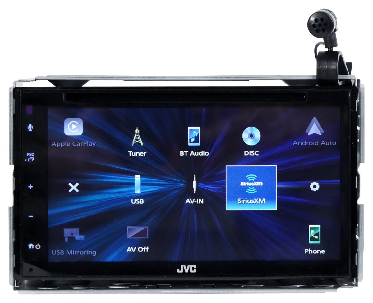 Carplay Player KW-V66BT Apple Bluetooth 6.8" Receiver+Camera JVC CD/DVD Android