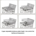 Furnace, Cooking for Steel Stove Nebublu Picnic Camping transportable BBQ Stainless