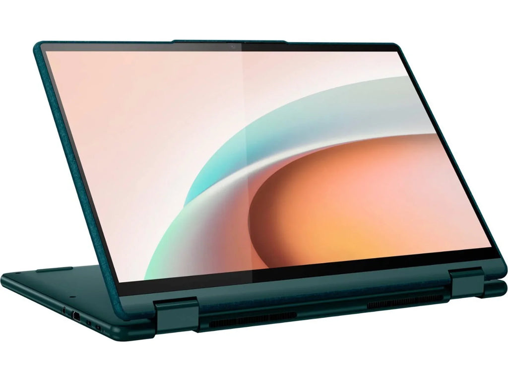 2-in-1 Laptop, Teal, 5500U, RAM, Keyboard, Fingerprint 2TB USB 5 PCIe 2023 Lenovo Dark SnowBell SSD, AMD 11, Touchscreen 6 Card 13.3" 360° Win Reader, WUXGA 8GB Yoga Ryzen Backlit 32GB