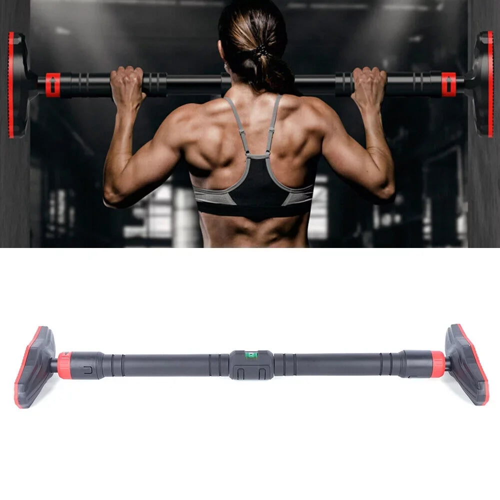 Home Up ZhdnBhnos Adjustable Pull Duty Heavy Gym Bar Doorway Bar Fitness Horizontal 28.74-41.34inch Up Chin Bar