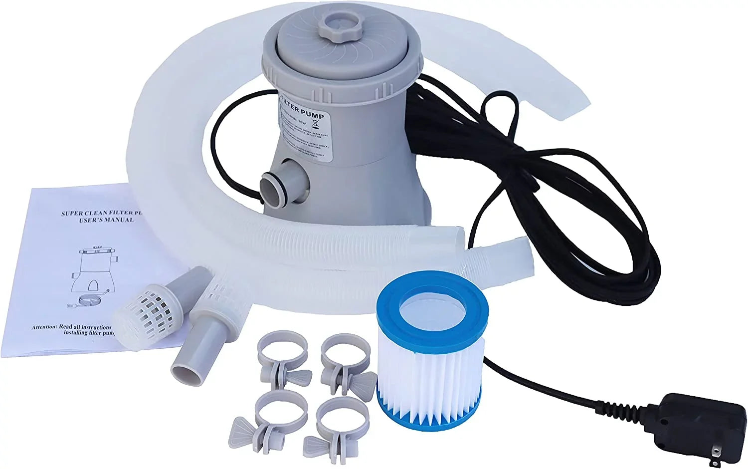 Tool Ground Pool Filter Pools Cleaning Water for Pump Swimming INTSUPERMAI Electric Above