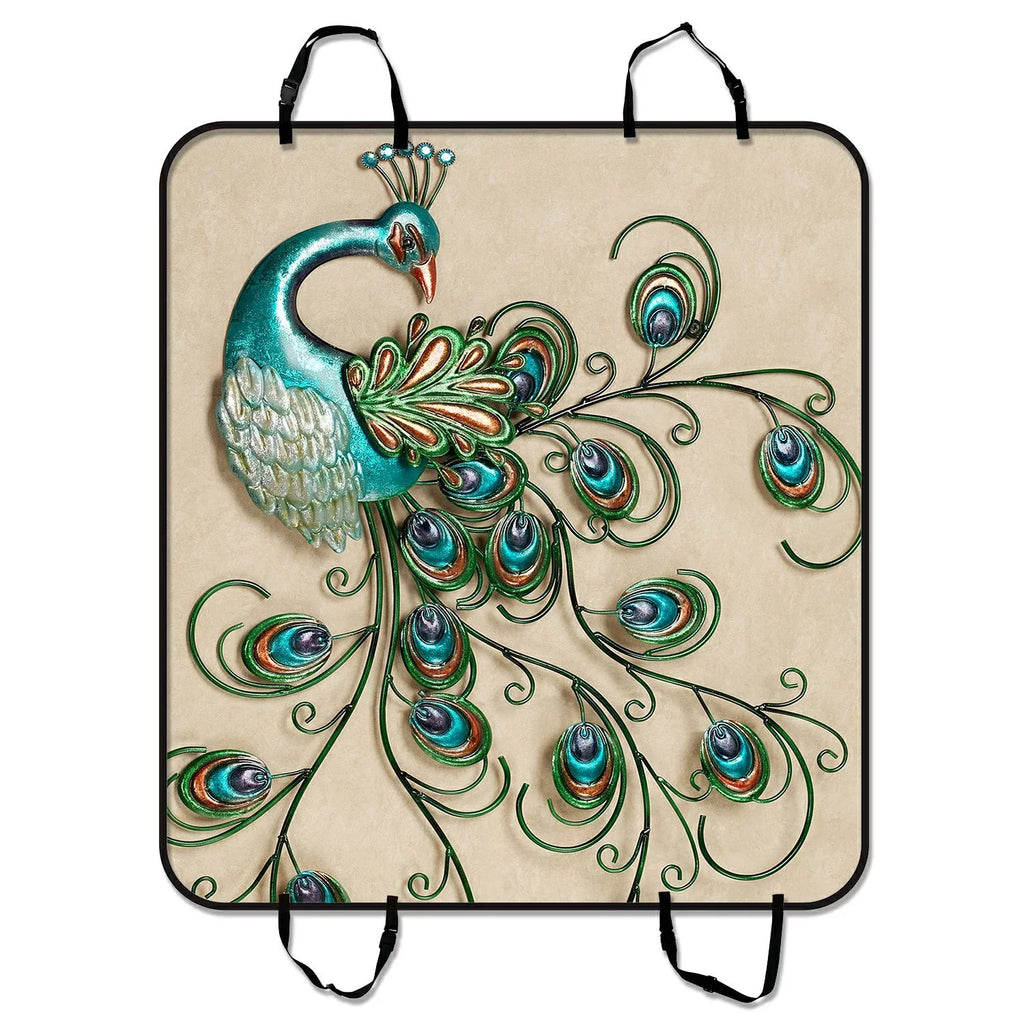 54x60 Cars SUV Trucks Dog Cover inches Car Car Cargo Seat Mat Trunk Mat For GCKG Beautiful Popular Pet Peacock Seat Hammock Mat and Pattern