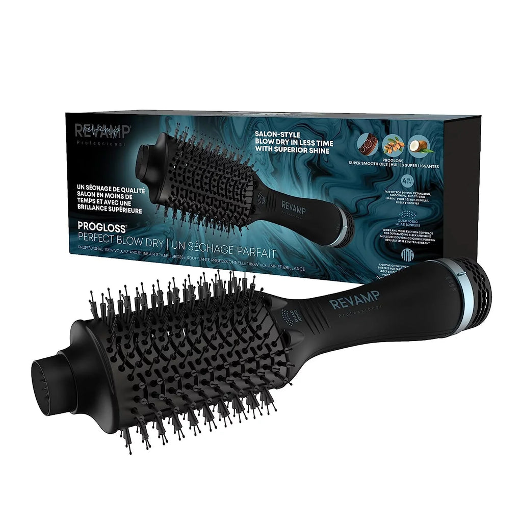 9’ for – & for Oils Revamp Hot Dryer & Styler Blow Progloss Ceramic Wet Dry Styling Progloss Infused Perfect Hair Auto-Off Shine – Swivel Volume with Barrel Cord or Brush Dry Frizz-Free – Shine oxygen