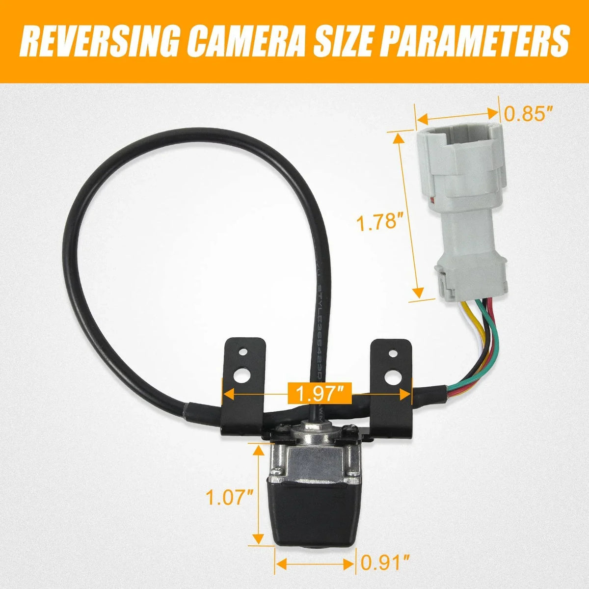 Reversing with Rear Sonata 2012 View 2013 Hyundai Plug Camera Link and Compatible Backup Cable with 2011