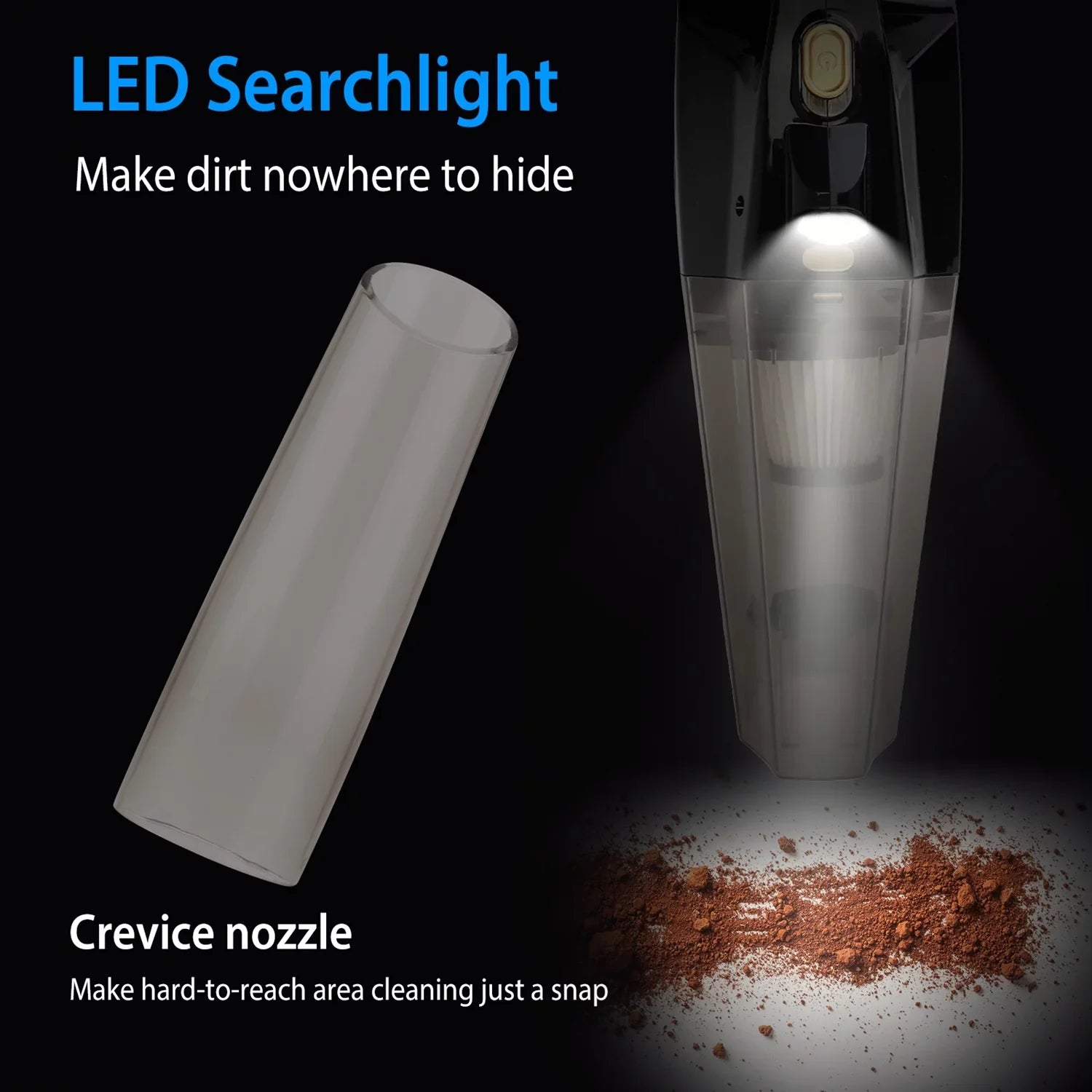 120W Handheld with iMountek Powerful Accessory Cleaner Cleaner, Suction Vacuum Home 8000PA Duster DC 12V Kit Car Vacuum