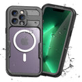 Pro Case Screen Dropproof][Dustproof][Compatible Protector 360][IP68 Waterproof, iPhone for 6.7" 14 with - MagSafe] Pro 6H [Real Built-in iPhone Max Military Black Underwater][14FT 14 for Max