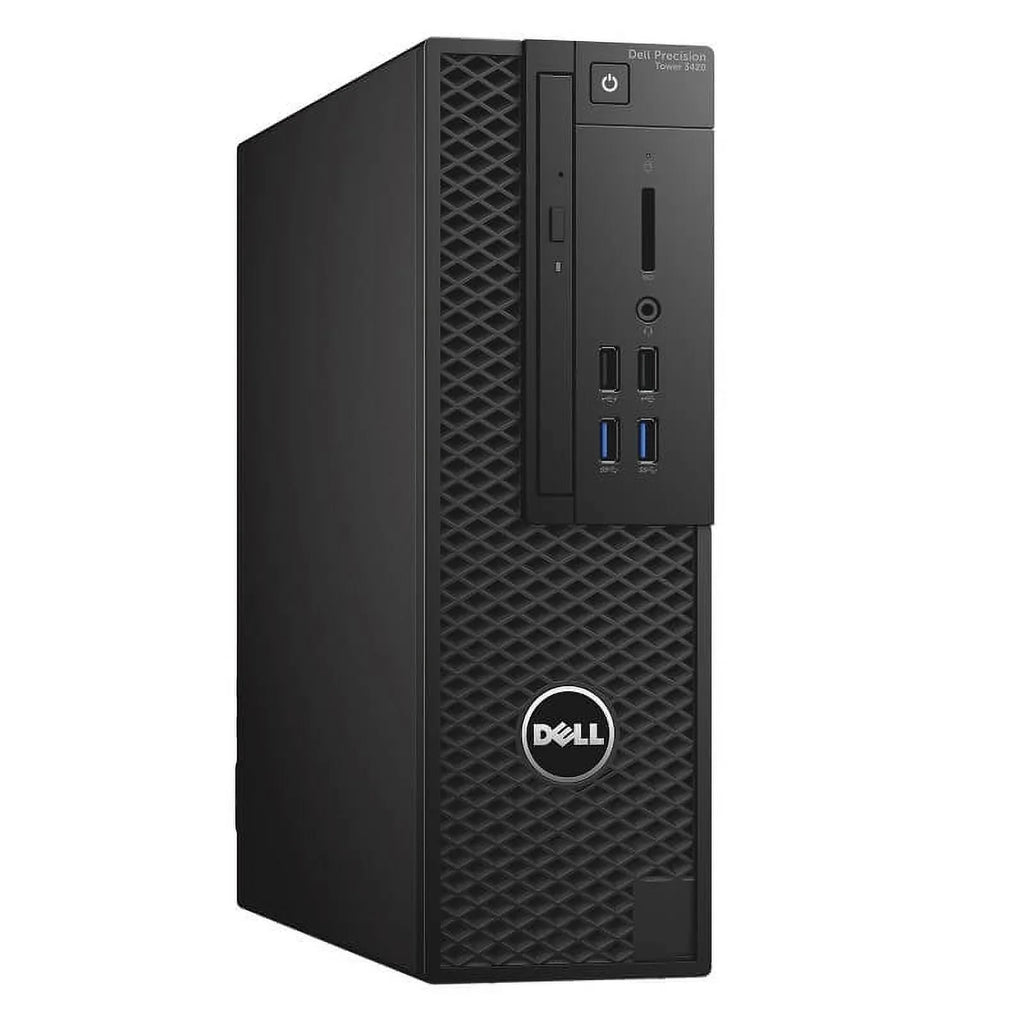 Dell Used 2TB 10 i5-6500 3420 Win 4C Workstation 16GB Tower NVMe 1TB 3.2Ghz Precision