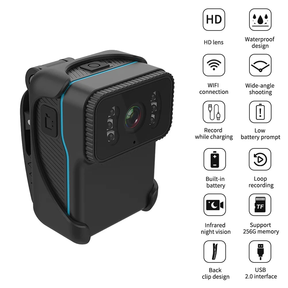 Video WiFi Battery Wireless dsfen Vision Loop Video Radirus Loop Lens Camera Battery Daily Waterproof Vision 1080P Video Video Built Camera,Loop Built-in Waterproof Video Lens Wide