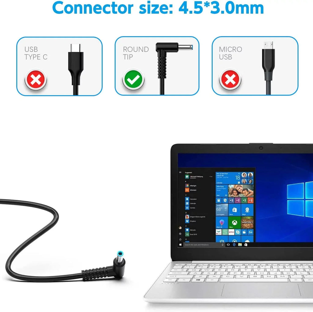 Adapter HP Zbook G4 4.5*3mm G3 for AC 150W JLLOM 15 Laptop Power G5 Supply G6 Charger