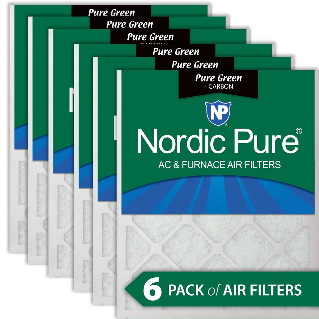 Carbon Plus Eco-Friendly Green (13_15/16x29_15/16) Pk 6 Pure 14x30x1 Filters oxygen