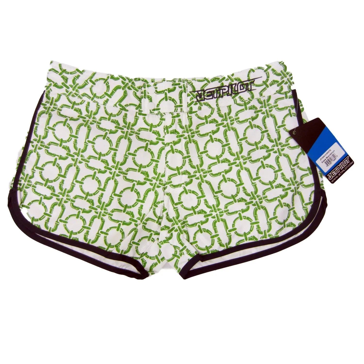 New JetPilot Ladies Green/White Shorts Sizzle Watercraft Women's 1,3,5,7,9,11