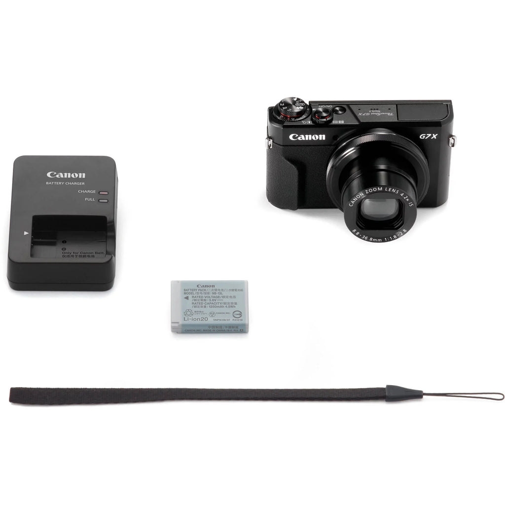Accessory SanDisk PowerShot Camera Canon Battery, & X Life (Black) 64GB - with Tripod, II Card, Essential Digital Includes: Replacement Mark SDXC Ultra Extended Bundle Memory Carrying G7 Case More
