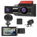 iMounTEK Car G-Sensor GPS Video 140° Car Angle Monitor Dash Parking Night HD 2K DVR Recorder Recording Dashcam Vision Loop Full with Cam